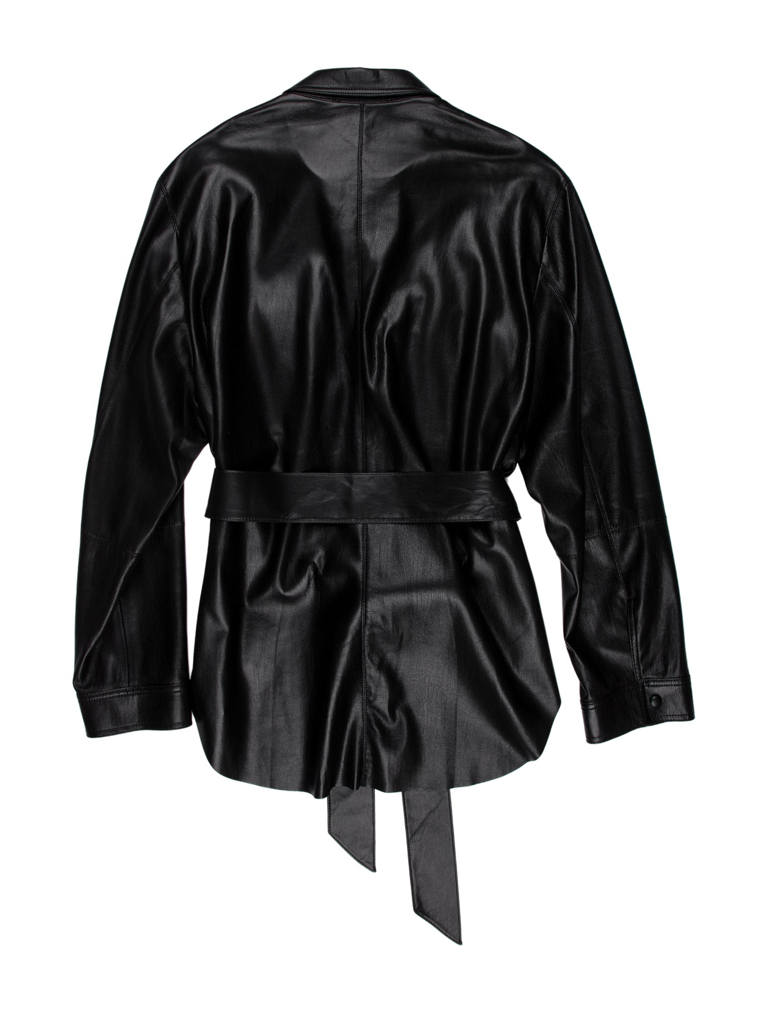 Nanushka Faux Leather Mini Dress