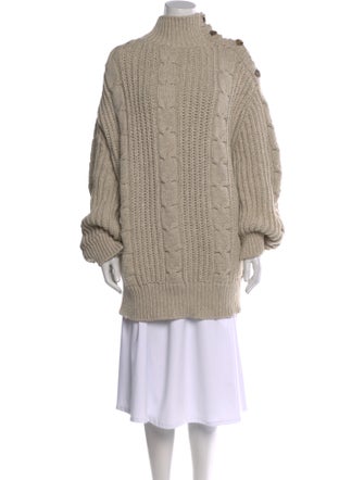 Nanushka Wool Mock Neck Sweater