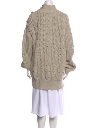 Nanushka Wool Mock Neck Sweater