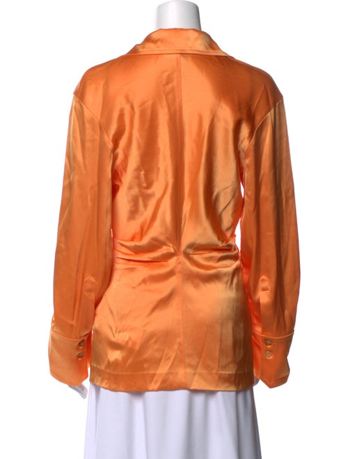 Nanushka Long Sleeve Button-Up Top