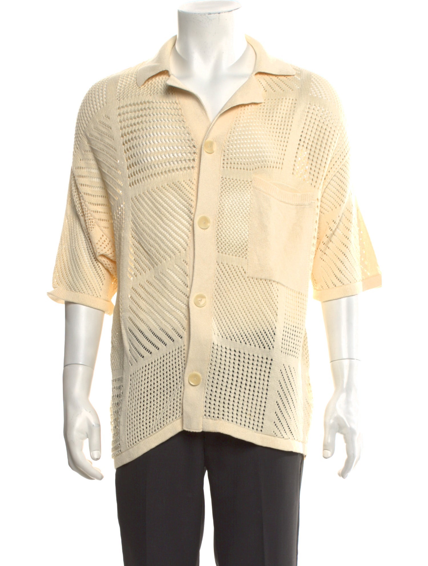 Nanushka Printed Short Sleeve Shirt