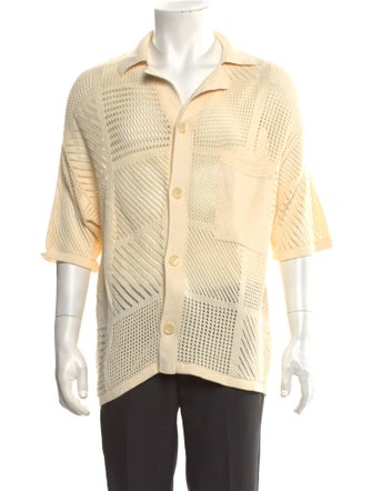 Nanushka Printed Short Sleeve Shirt