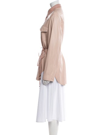 Nanushka Long Sleeve Button-Up Top