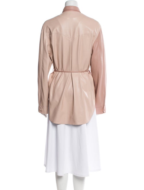 Nanushka Long Sleeve Button-Up Top