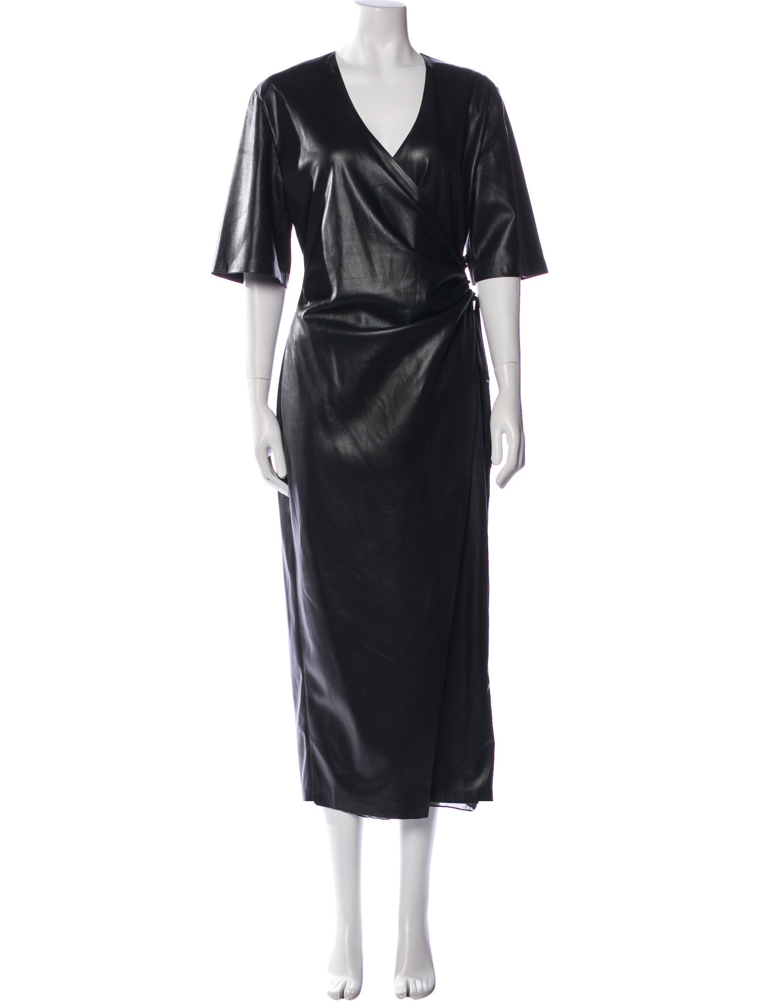 Nanushka V-Neck Long Dress