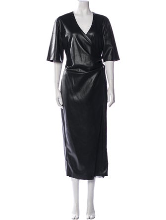 Nanushka V-Neck Long Dress