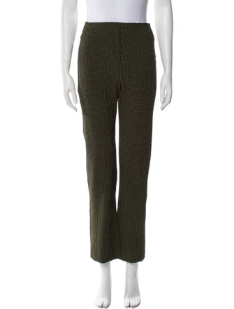 Nanushka Houndstooth Print Straight Leg Pants