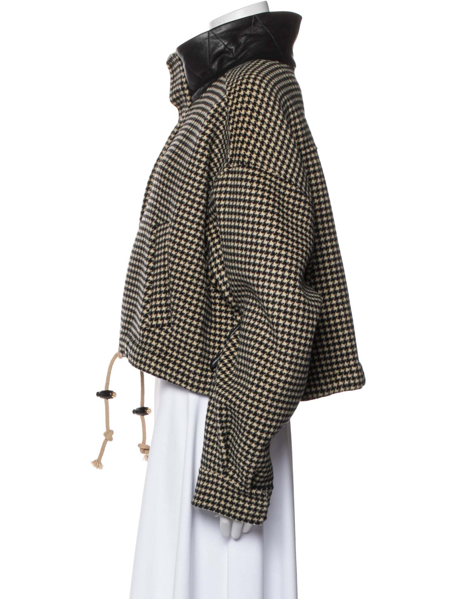 Nanushka Wool Houndstooth Print Jacket w/ Tags