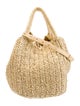 Nanushka Straw Bucket Bag