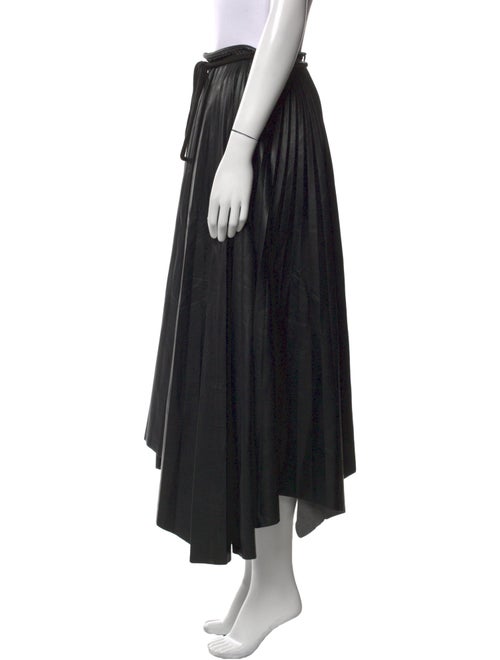 Nanushka Pleated Accents Midi Length Skirt