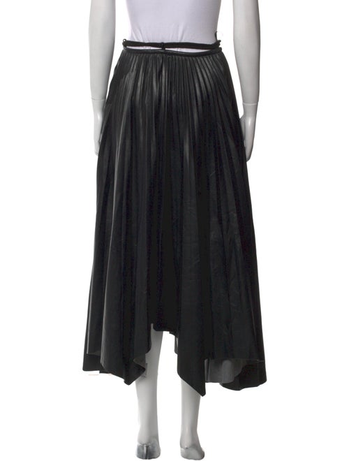 Nanushka Pleated Accents Midi Length Skirt