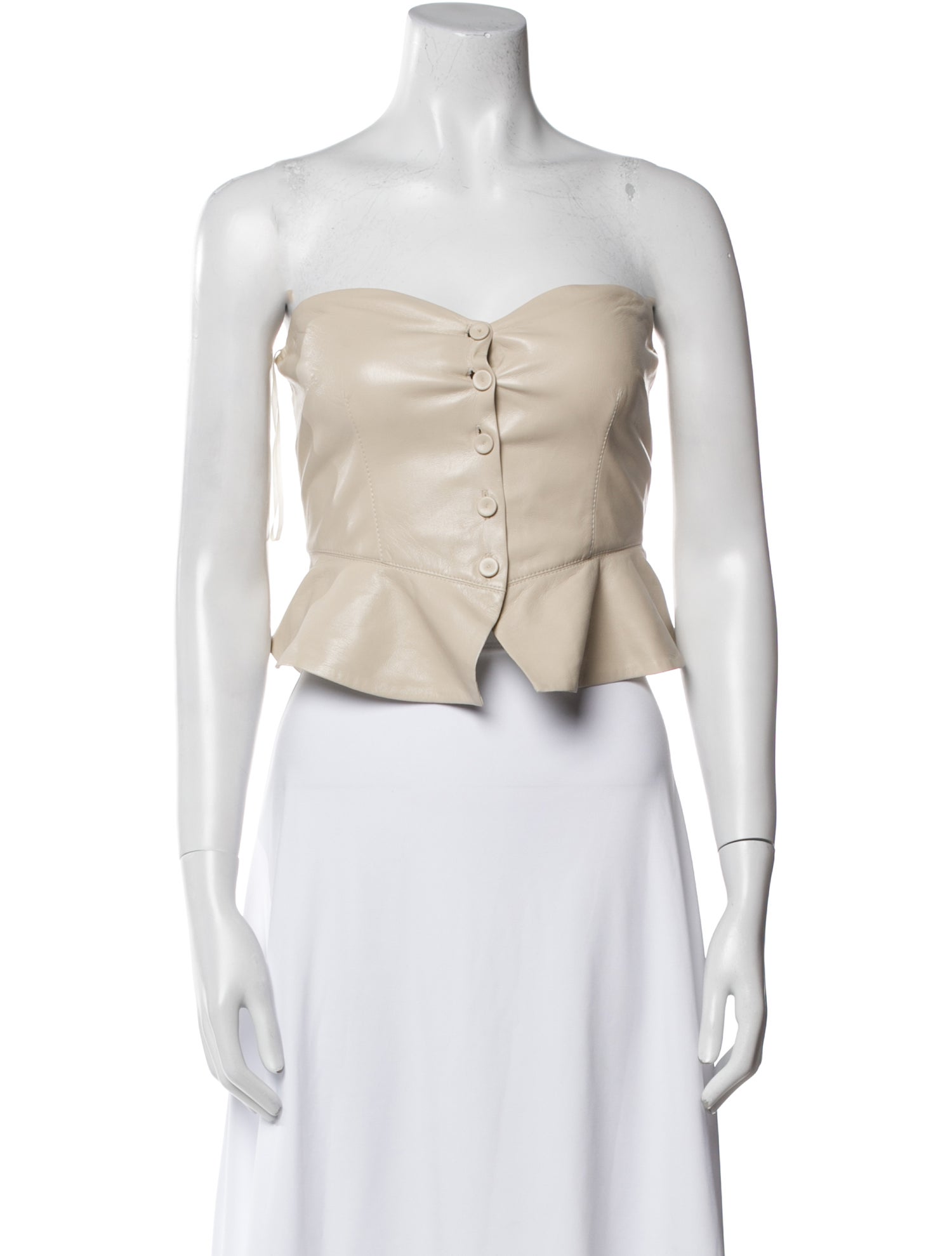 Nanushka Strapless Crop Top w/ Tags