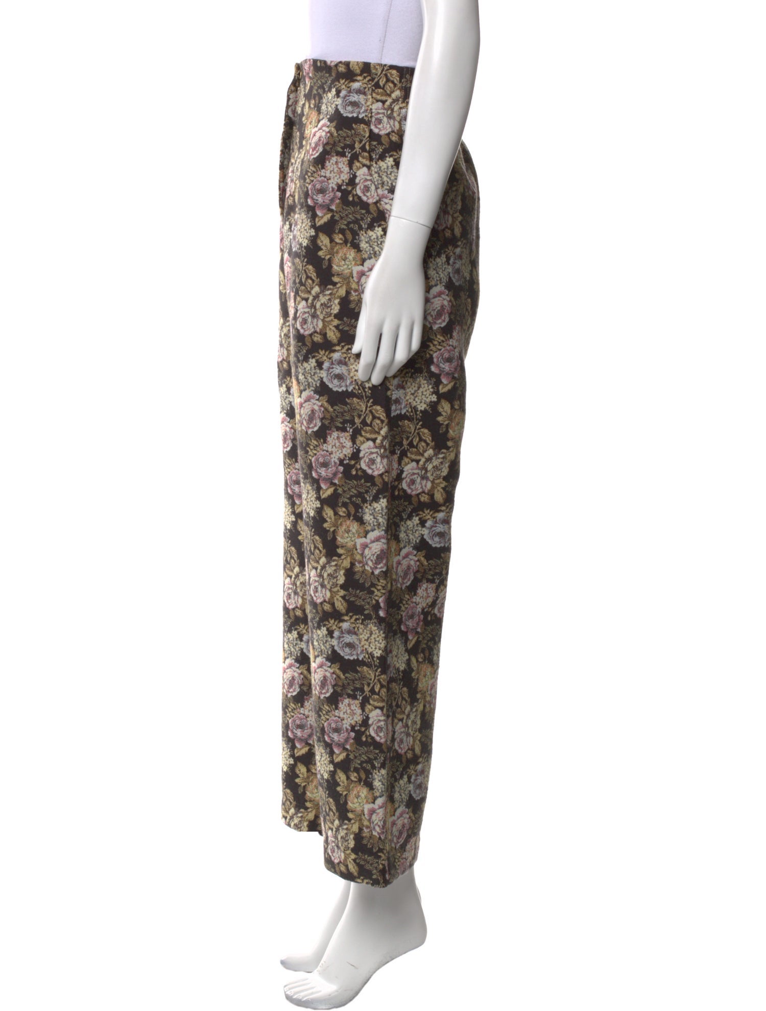 Nanushka Floral Print Wide Leg Pants