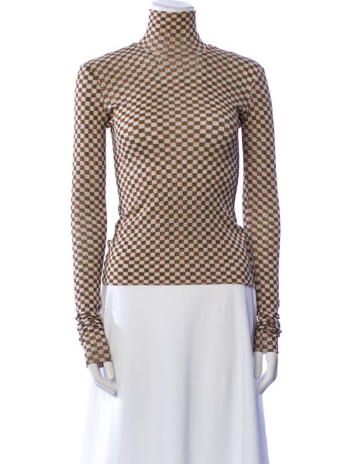 Nanushka Printed Turtleneck Top