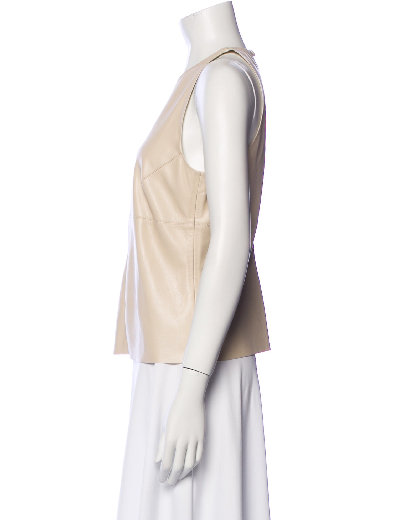 Nanushka Crew Neck Sleeveless Top