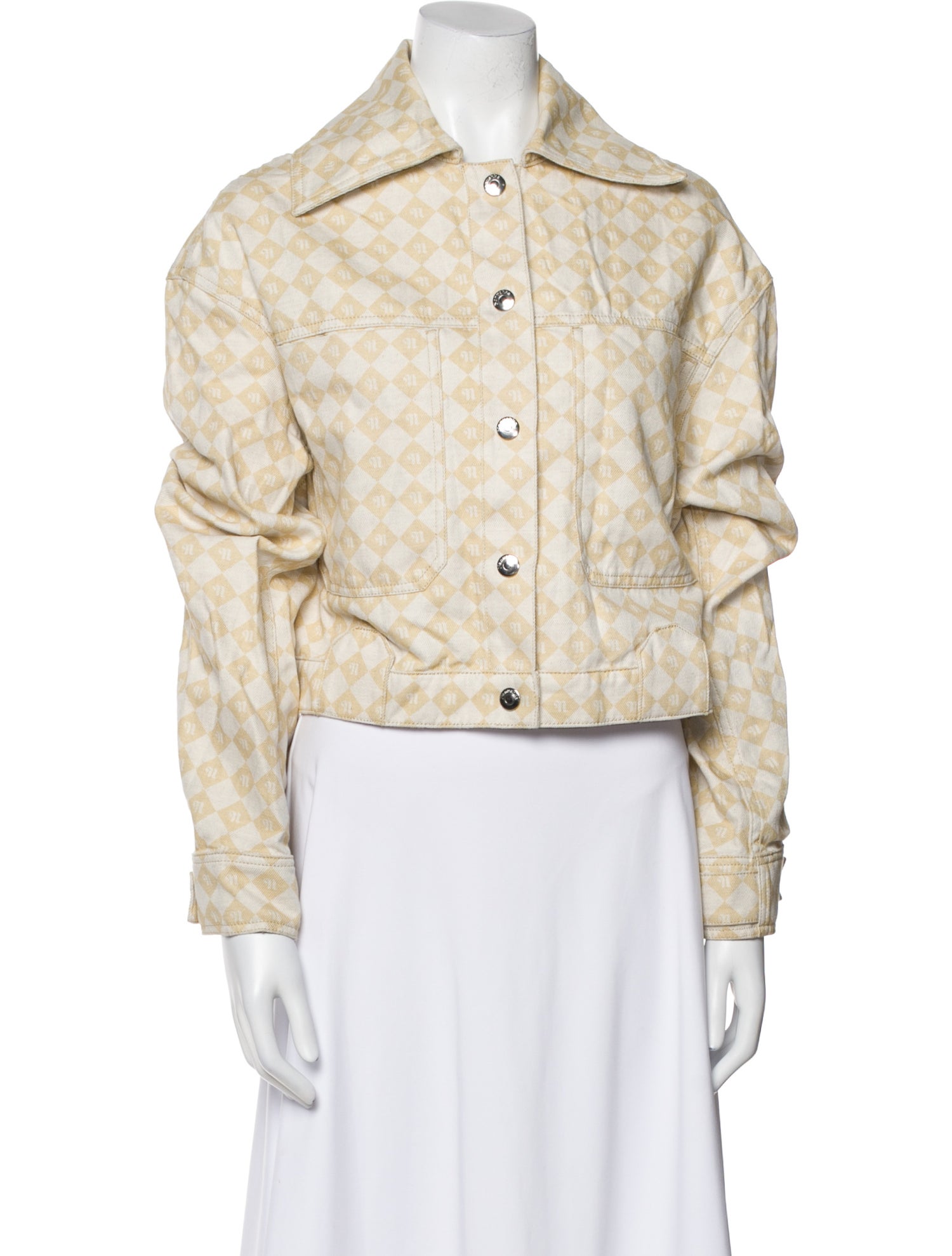 Nanushka Printed Denim Jacket