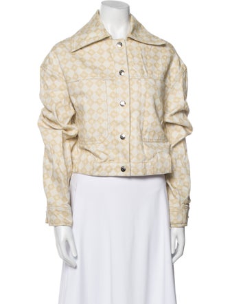 Nanushka Printed Denim Jacket