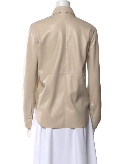 Nanushka Long Sleeve Button-Up Top