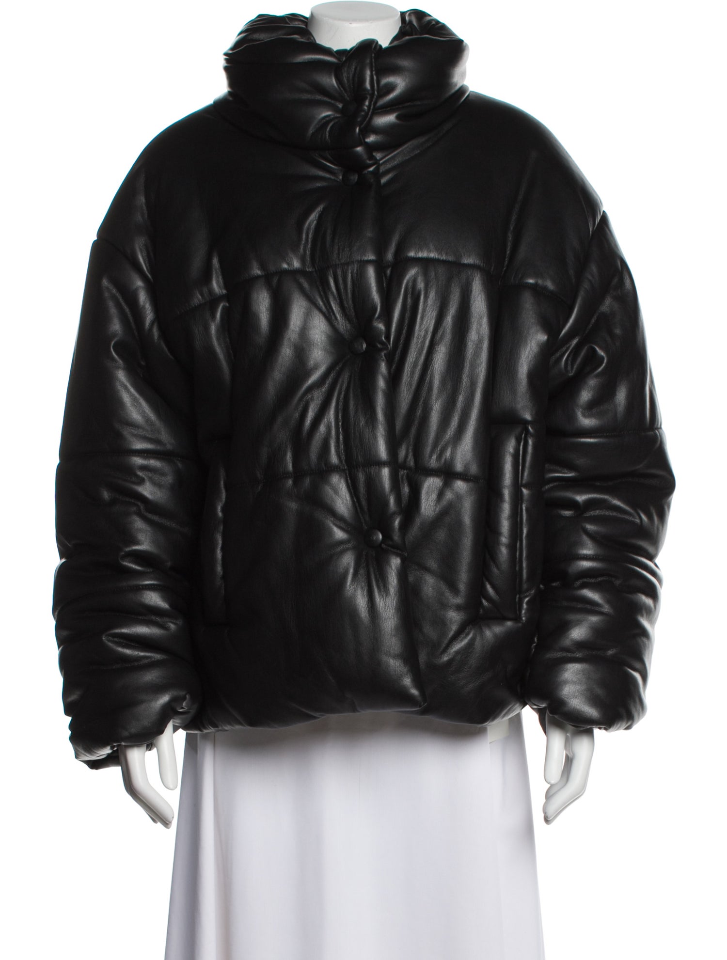 Nanushka Faux Fur Coat