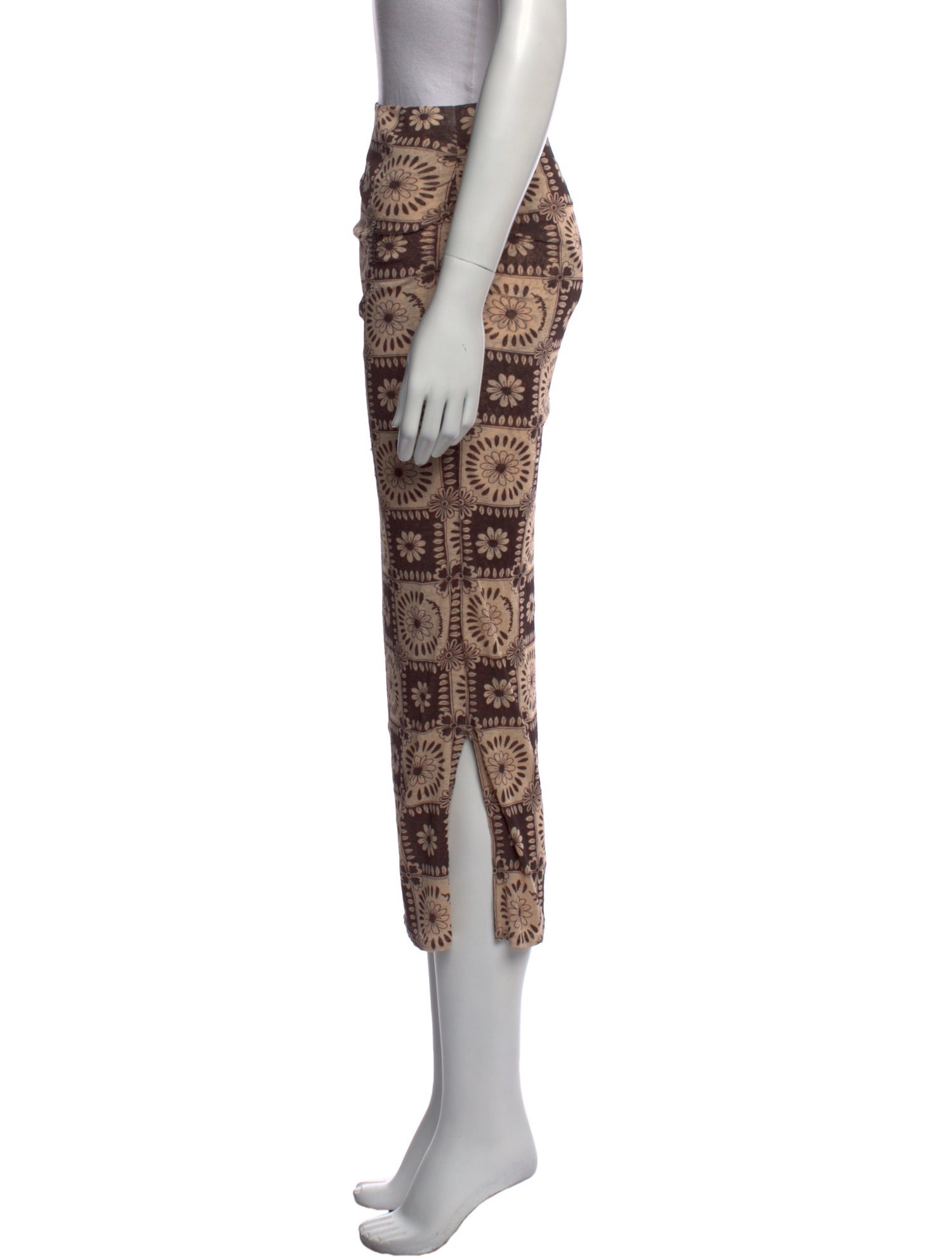 Nanushka Printed Midi Length Skirt