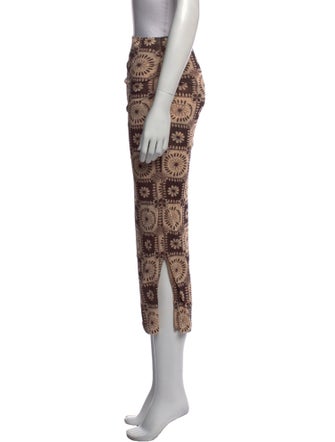 Nanushka Printed Midi Length Skirt