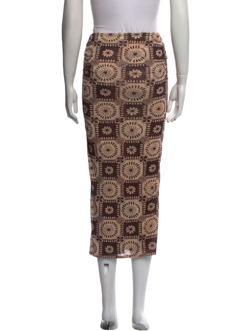 Nanushka Printed Midi Length Skirt