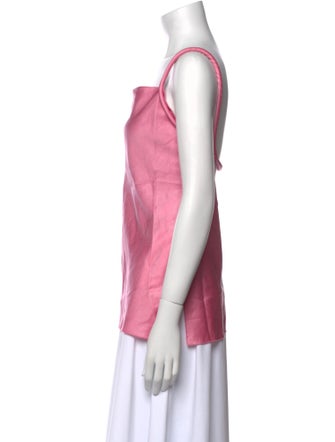 Nanushka Square Neckline Sleeveless Top