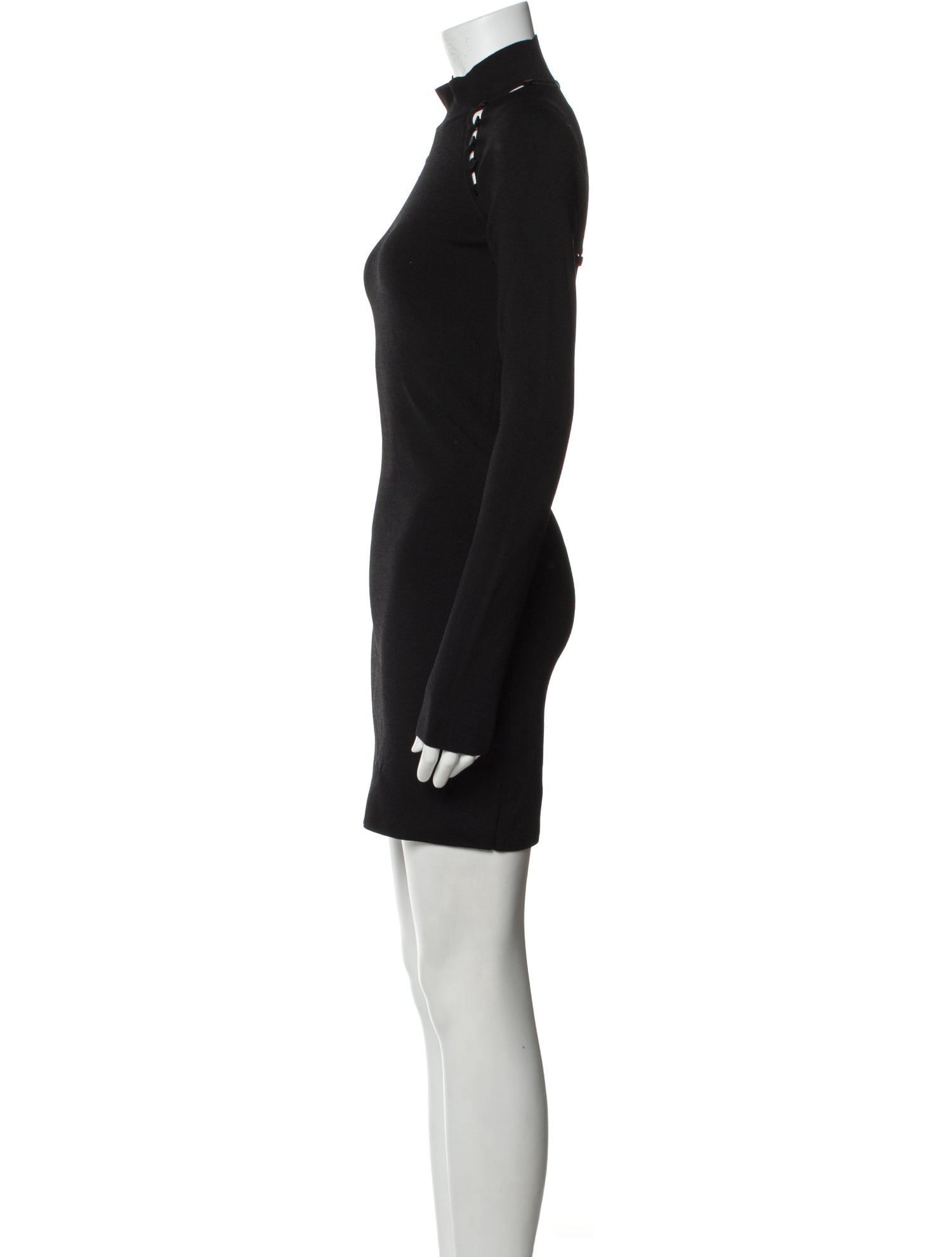 Nanushka Mock Neck Mini Dress