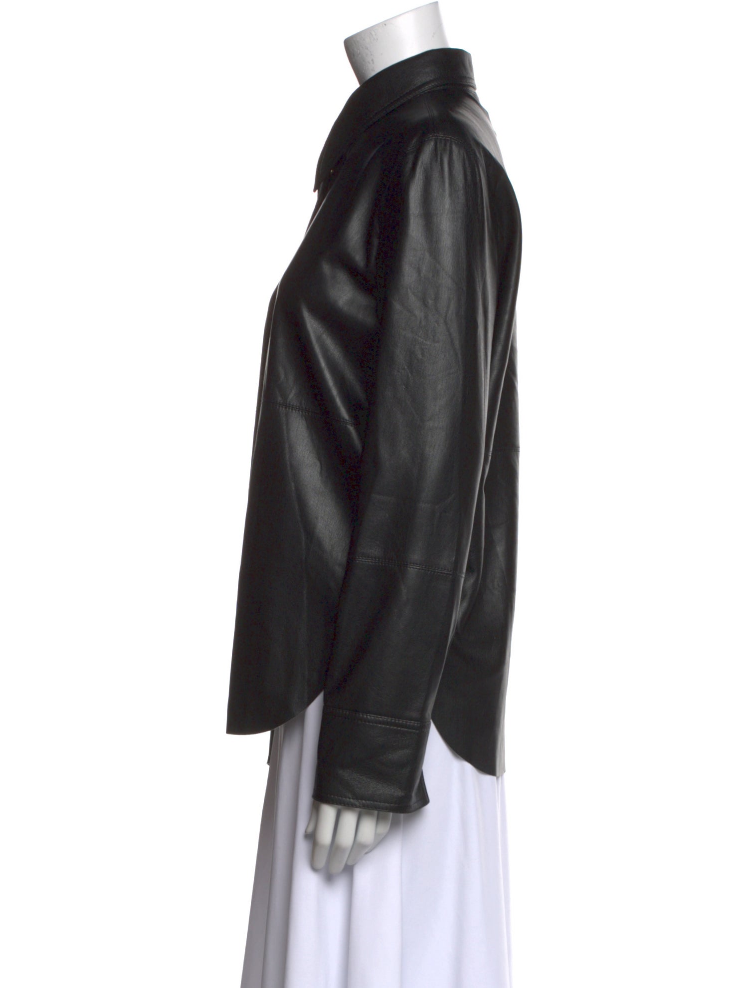 Nanushka Long Sleeve Button-Up Top w/ Tags