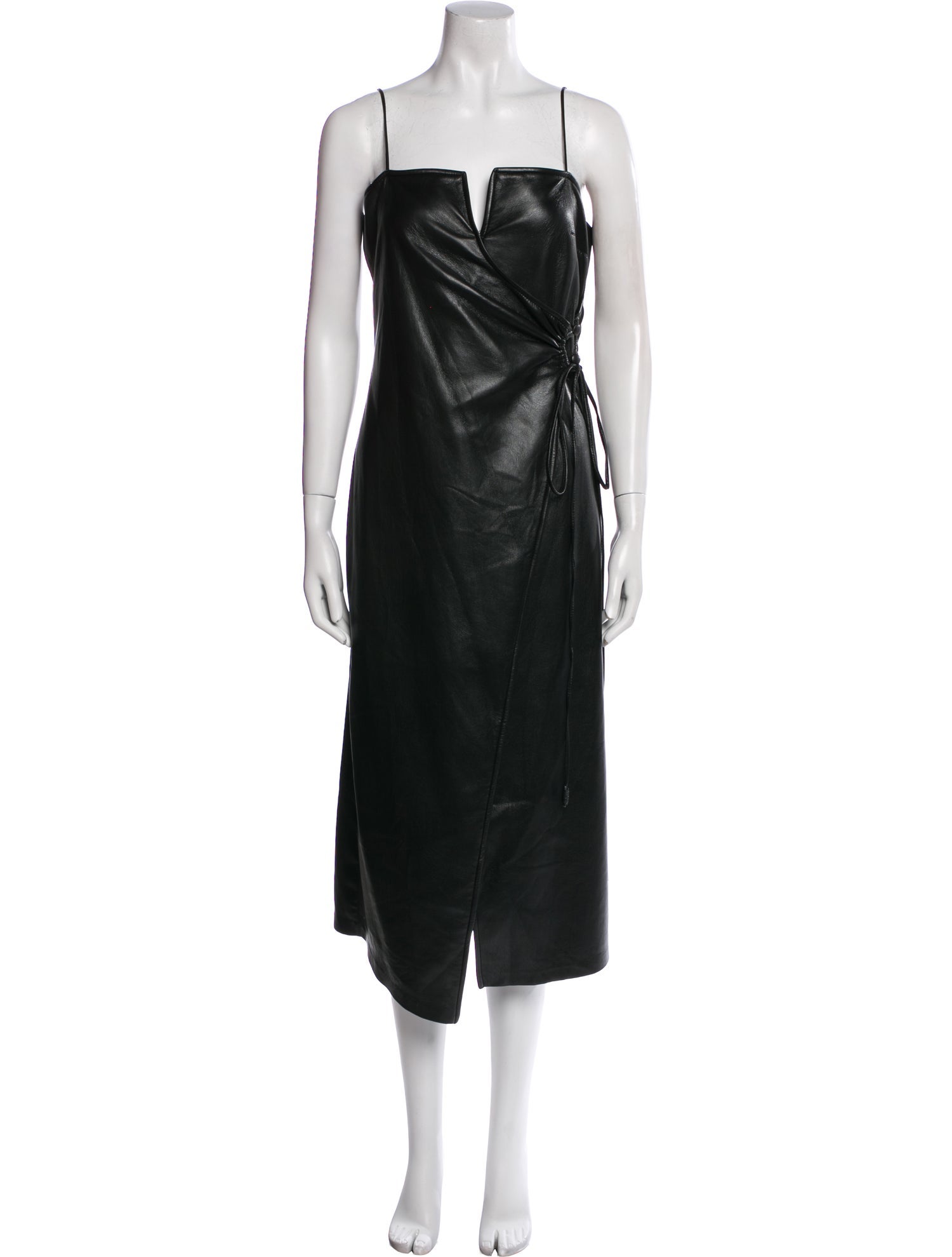 Nanushka Square Neckline Midi Length Dress