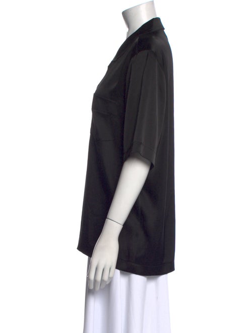 Nanushka Short Sleeve Button-Up Top