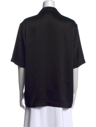 Nanushka Short Sleeve Button-Up Top