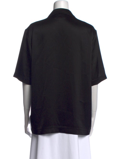 Nanushka Short Sleeve Button-Up Top