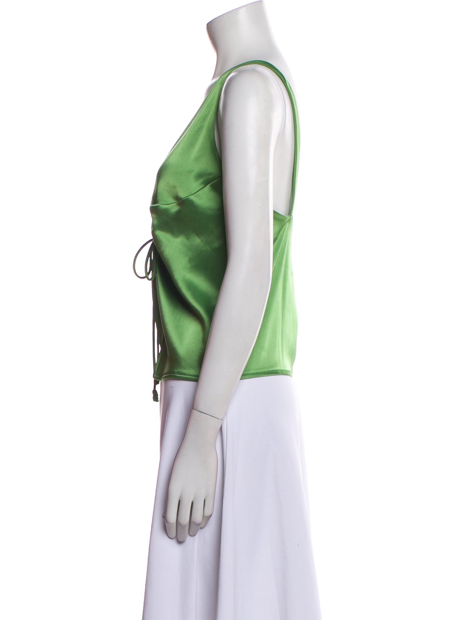 Nanushka V-Neck Sleeveless Crop Top