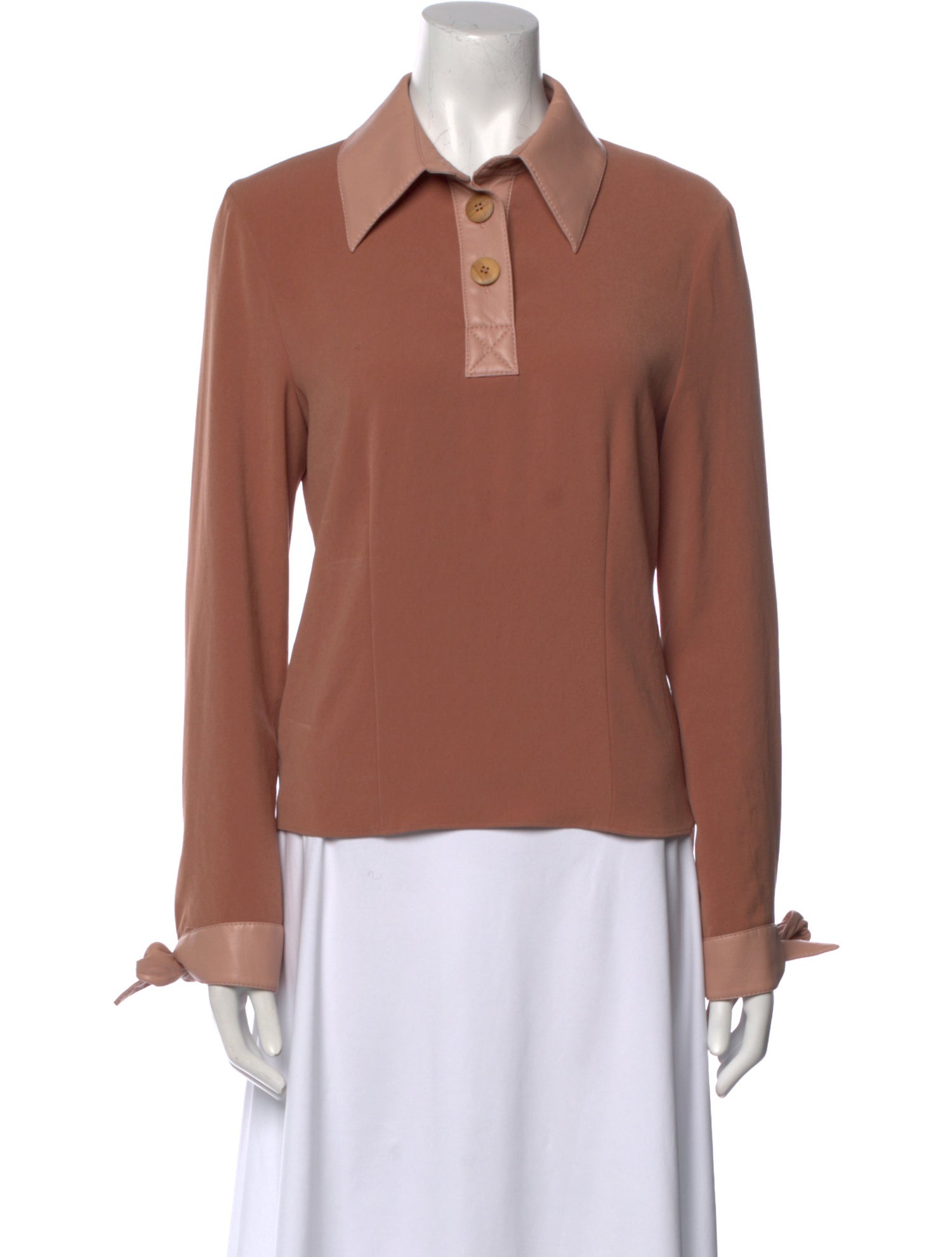 Nanushka Long Sleeve Polo