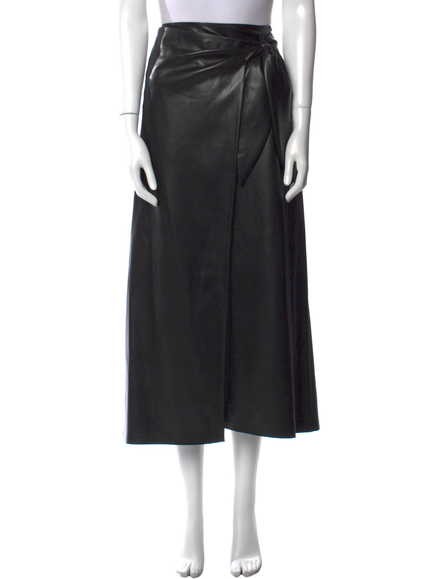 Nanushka Bow Accents Midi Length Skirt