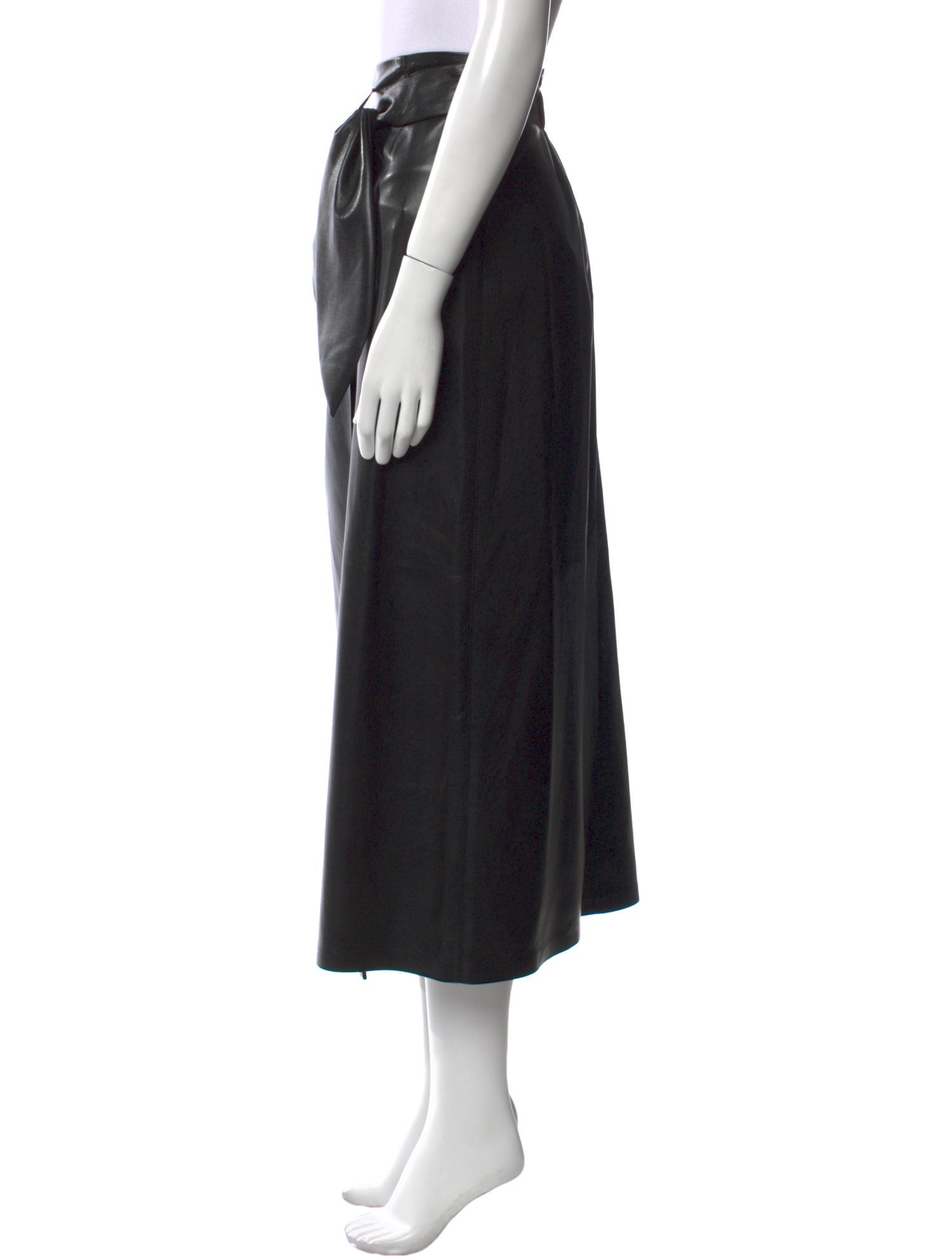 Nanushka Bow Accents Midi Length Skirt