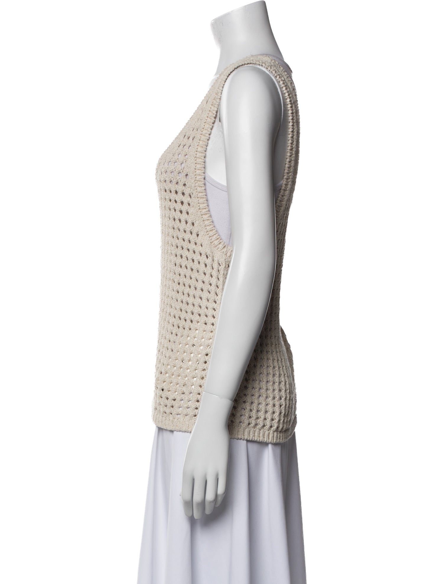 Nanushka Scoop Neck Sleeveless Top