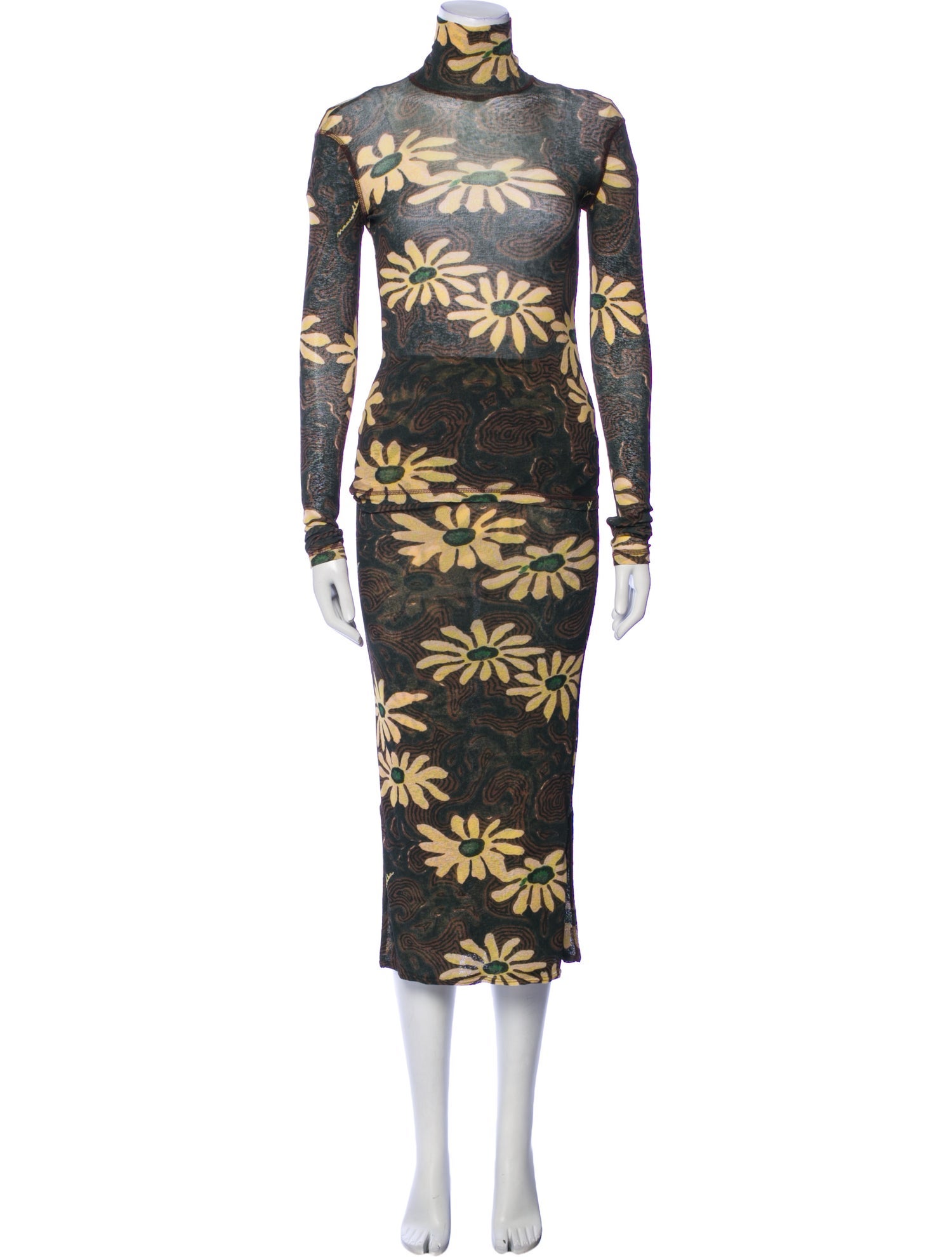 Nanushka Floral Print Skirt Set