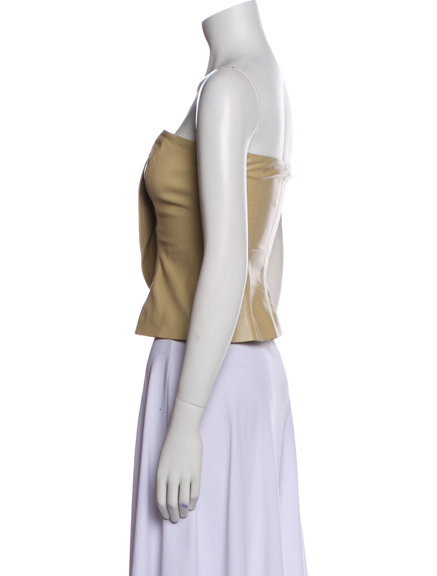 Nanushka Strapless Crop Top