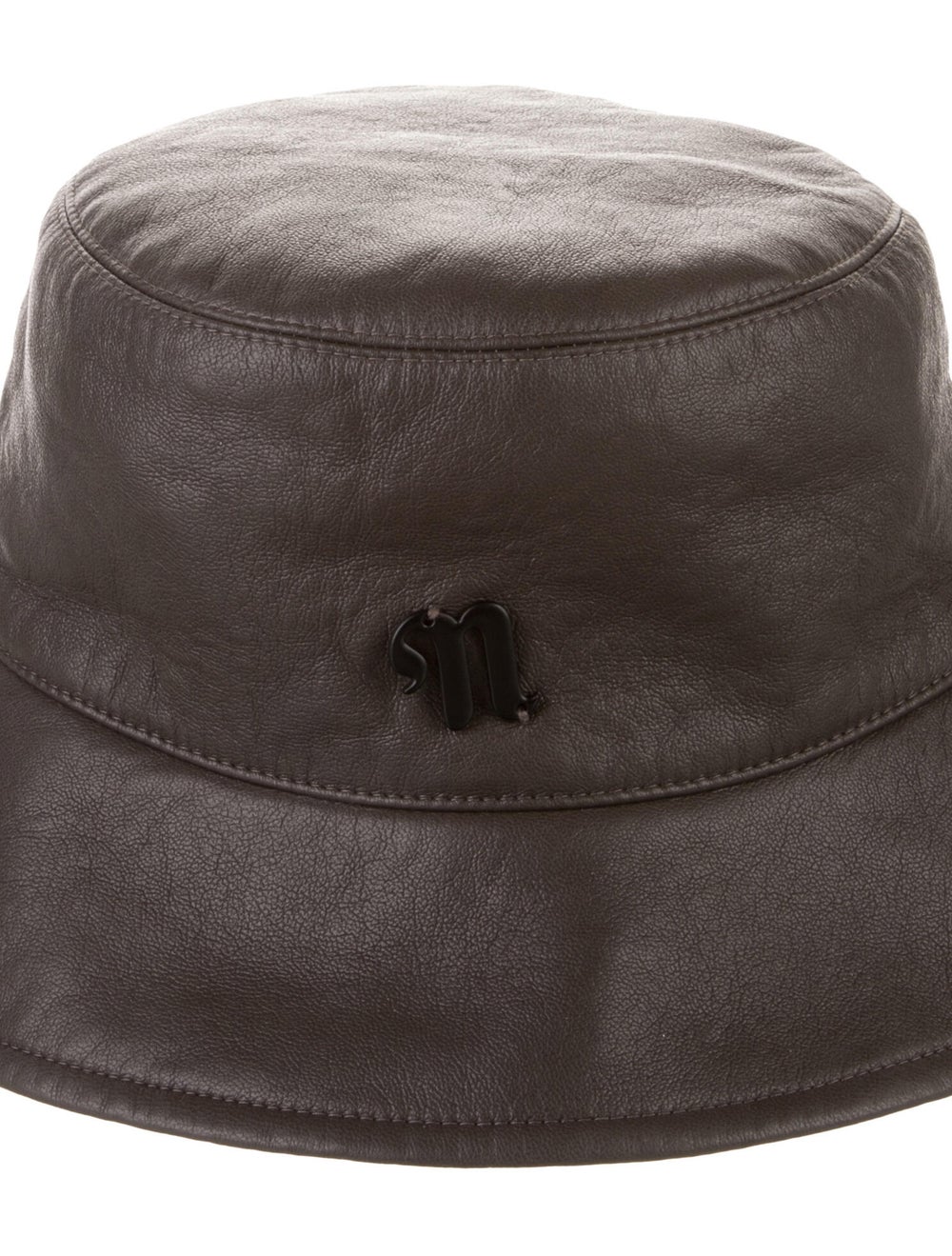 Brown Nanushka Solid Bucket Hat with logo accent … - image 2