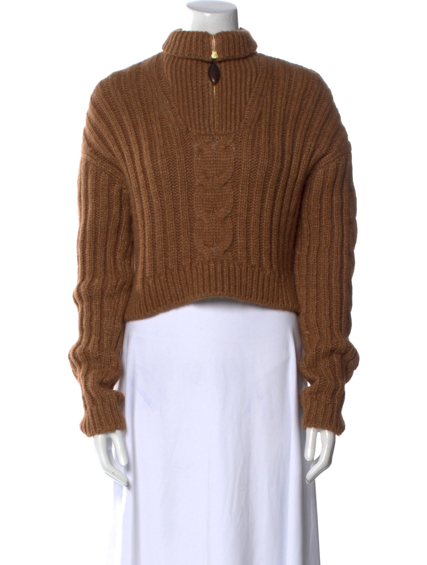 Nanushka Mock Neck Long Sleeve Sweatshirt