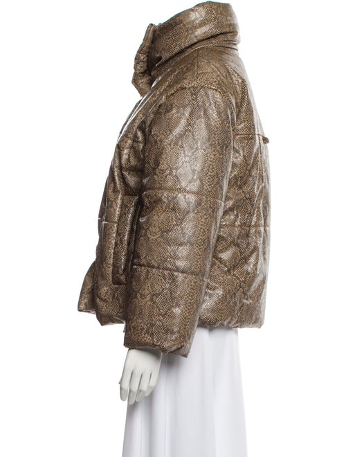 Nanushka Animal Print Faux Fur Jacket