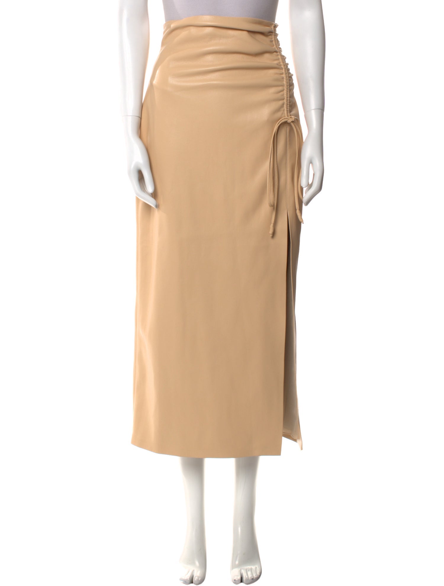 Nanushka Ruffle Embellishment Midi Length Skirt