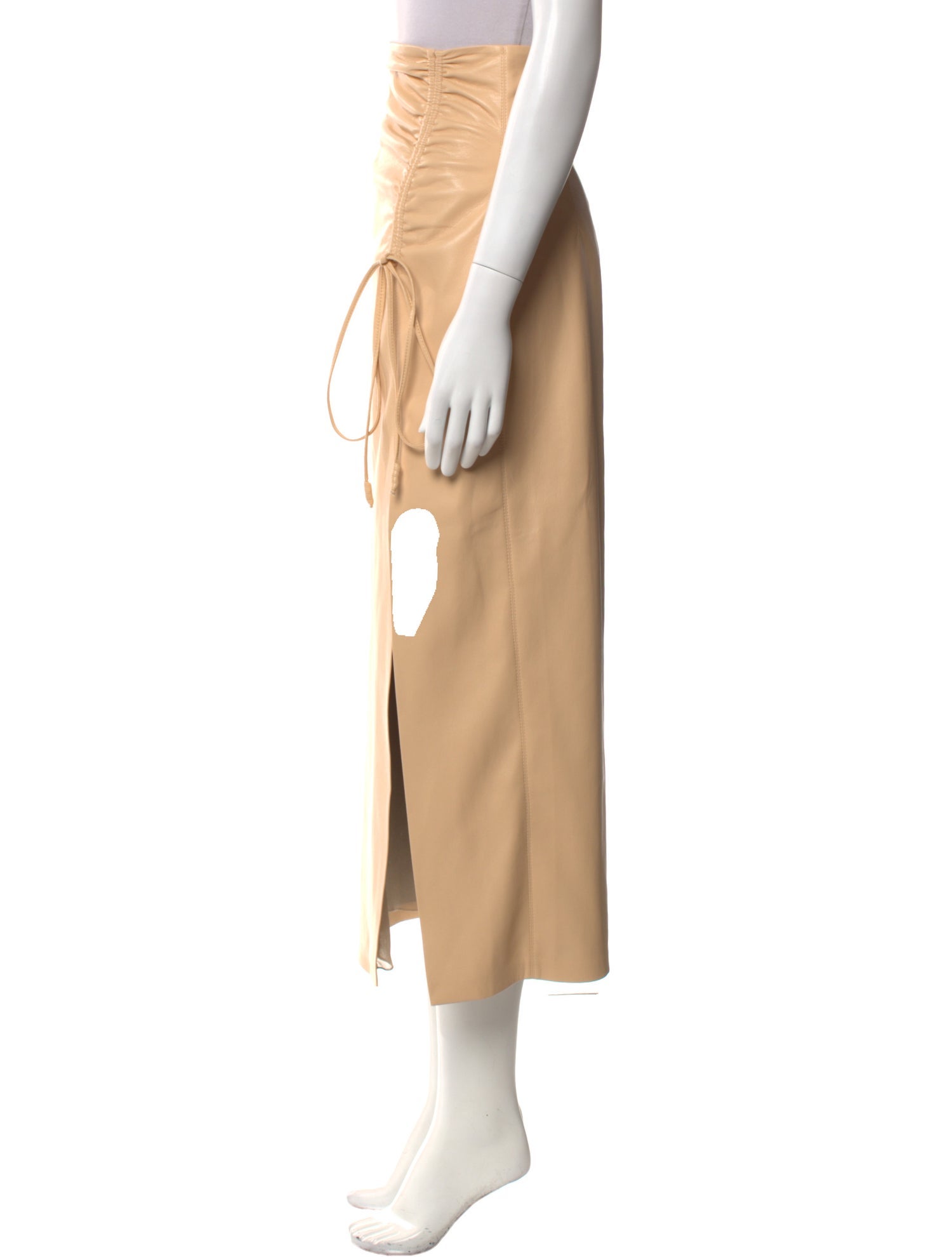 Nanushka Ruffle Embellishment Midi Length Skirt