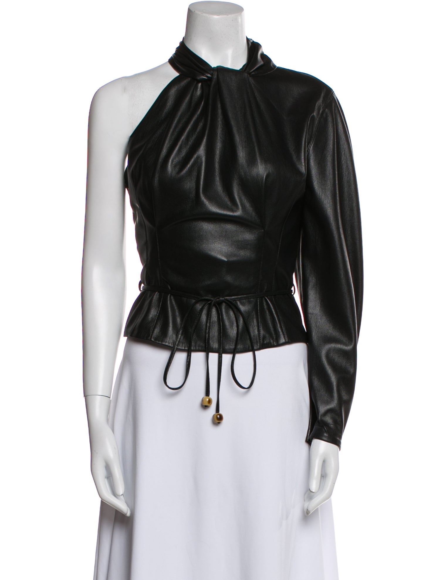 Nanushka Mock Neck Sleeveless Blouse