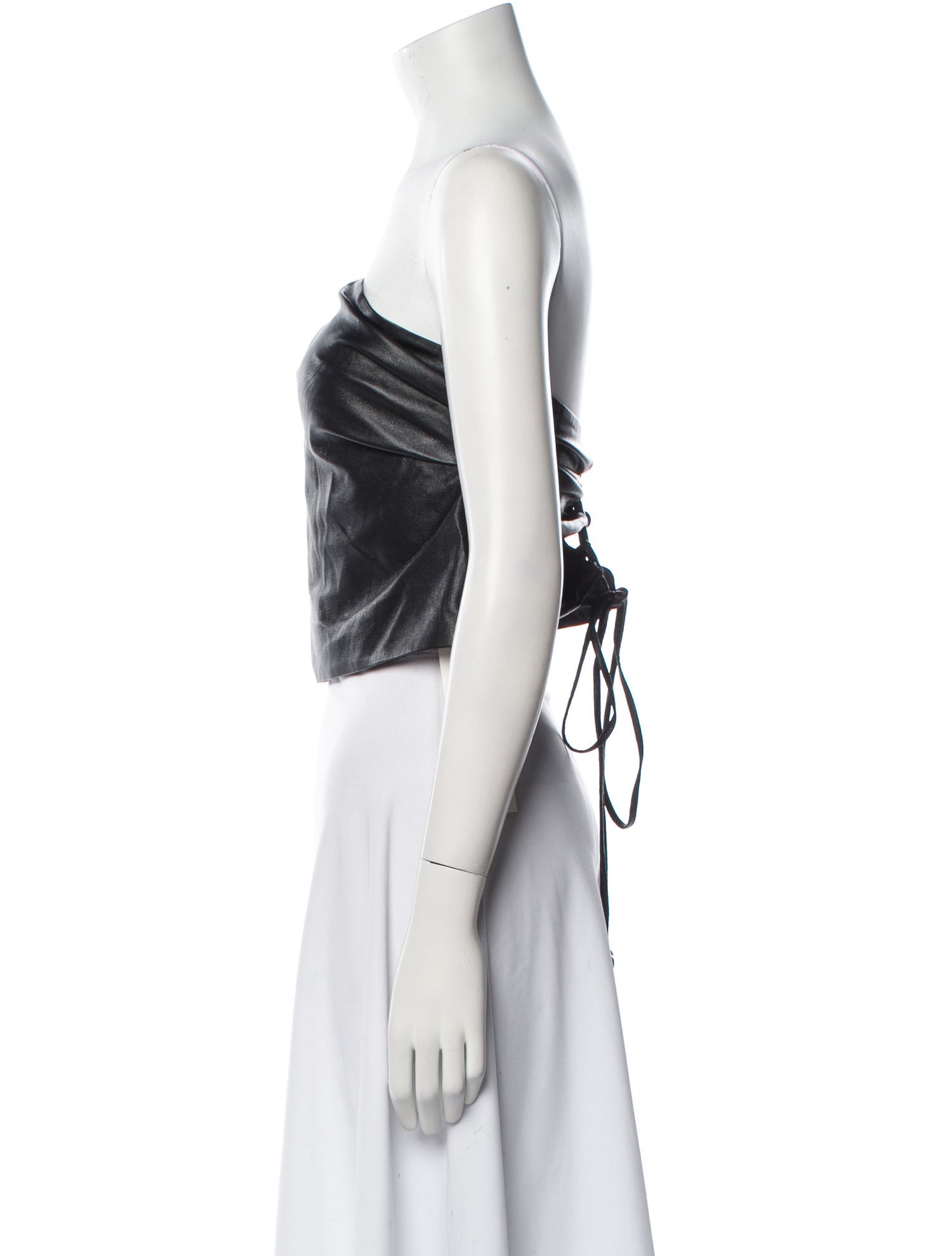 Nanushka Strapless Crop Top