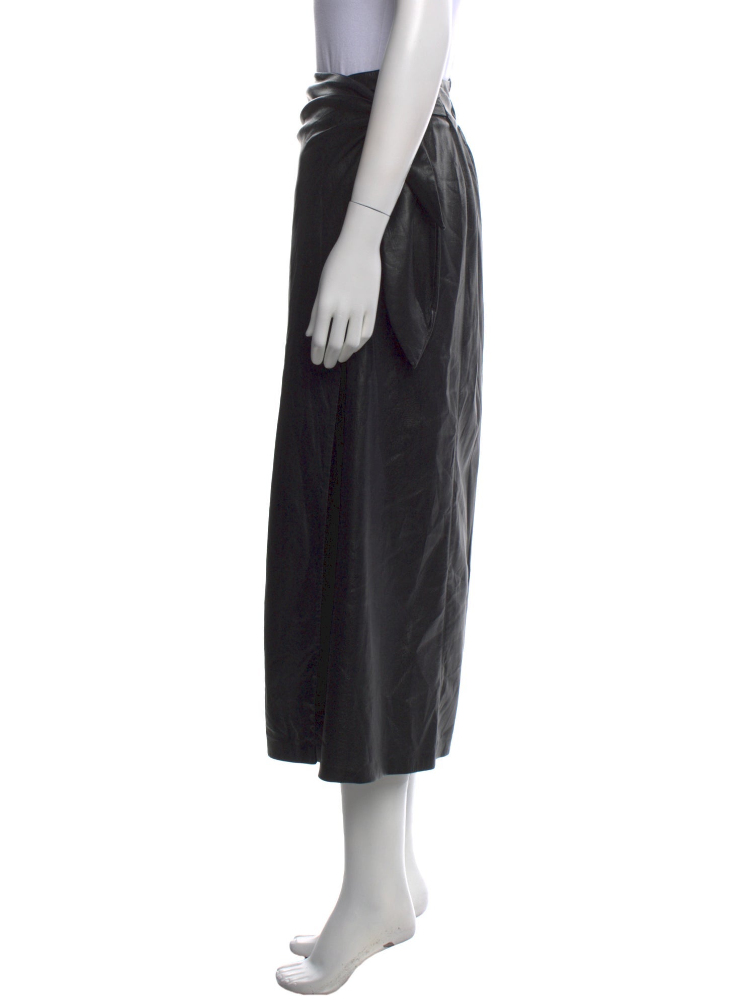 Nanushka Braided Accents Midi Length Skirt