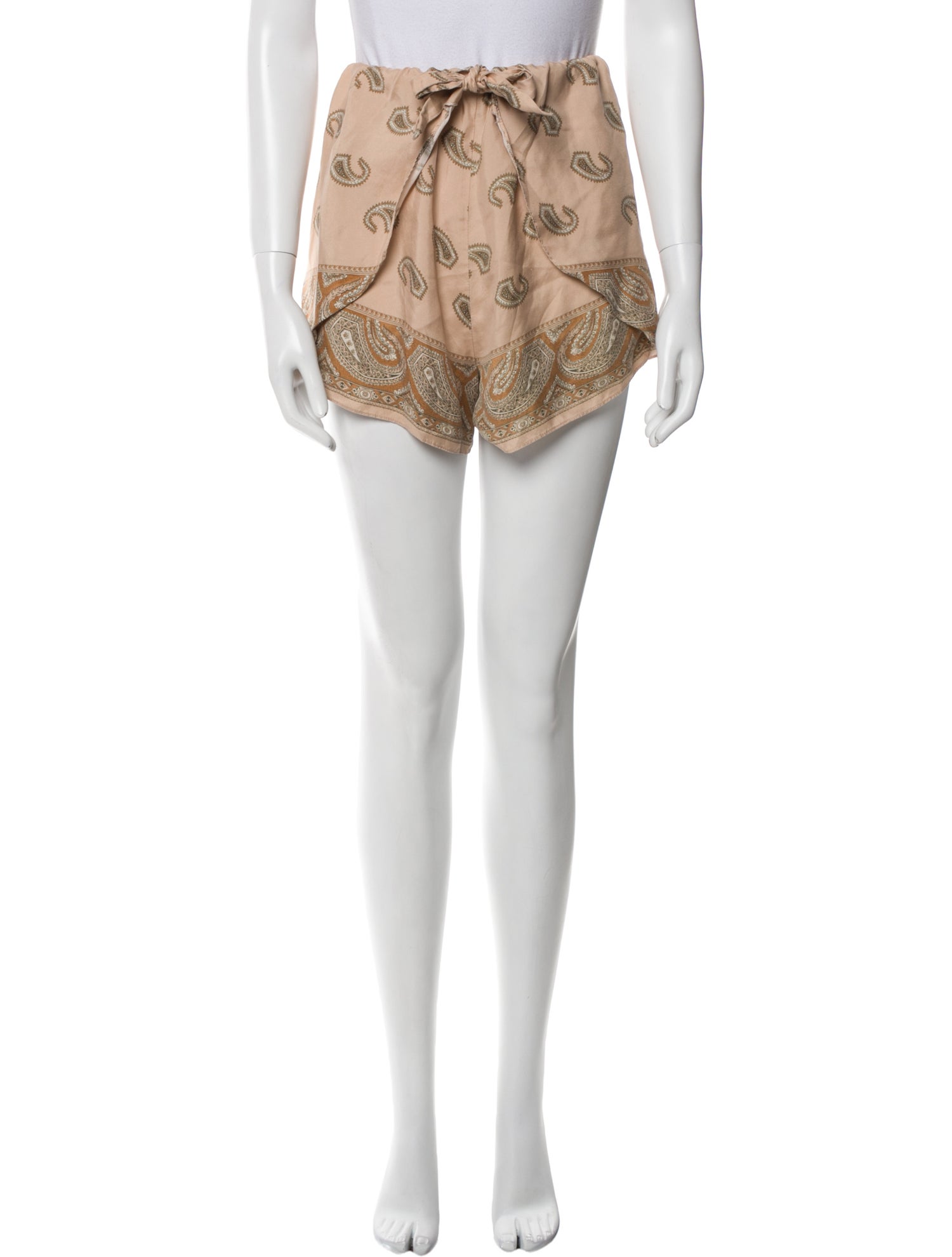 Nanushka Silk Mini Shorts