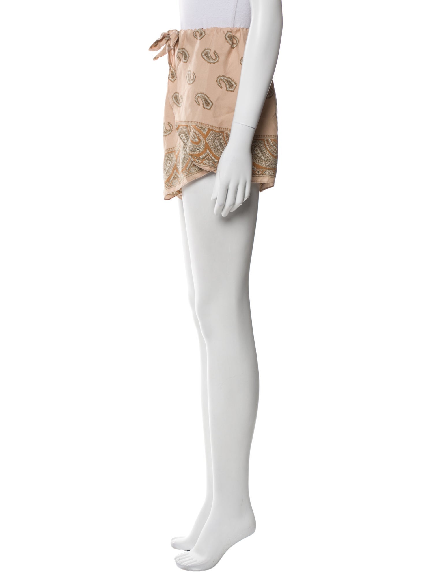 Nanushka Silk Mini Shorts